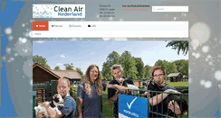 Desktop Screenshot of cleanairnederland.nl